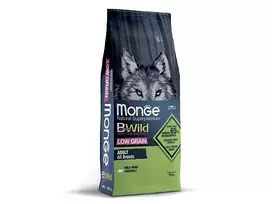Monge BWild sausas maistas suaugusiems šunims su šerniena 12 kg