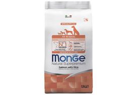 Monge Special Line Monoprotein sausas maistas mažų veislių šuniukams su lašiša ir ryžiais 7,5 kg