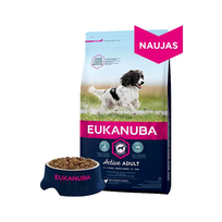 Eukanuba sausas maistas vidutinių veislių suaugusiems šunims su vištiena 15kg