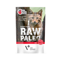 Raw Paleo guliašas sterilizuotoms katėms su jautiena 12x100g