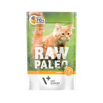 Raw Paleo guliašas su kalakutiena suaugusioms katėms 12x100g