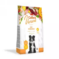 CALIBRA Dog Verve GF begrūdis sausas maistas suaugusiems vidutinių veislių šunims su vištiena ir antiena 2 kg