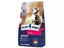 CLUB 4 PAWS Premium sausas maistas šuniukams su vištiena 2 kg