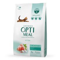 OPTIMEAL sausas maistas kačiukams su vištiena 1.5 kg