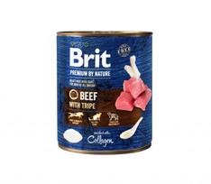 Brit Premium by Nature konservai šunims su jautiena ir skrandžiais 6x800g