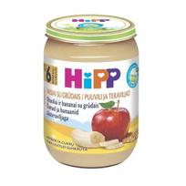 HiPP ekologiška obuolių ir bananų tyrelė su grūdais 6m+ 190g 4803