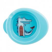 CHICCO lėkštė, mėlyna, 6 mėn+