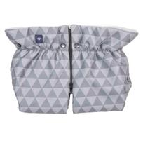 MILLI pirštinės vežimėliui, geo grey, 5902745544205