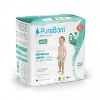 PUREBORN sauskelnės-kelnaitės, 5 dydis, 12-17kg, 40 vnt.
