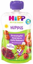 HiPP ekologiška obuolių, aviečių, granatų ir malpigijų tyrelė, 1Y+, 100g, 842502