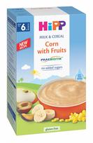 HiPP pieniška kukurūzų košė su vaisiais, 6m+, 250g, 2953