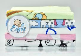 EGAKIDS vystyklas flanelinis, 0m+, 80/80, 1 vnt., mix, CH-267