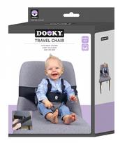 DOOKY kelioninė maitinimo kėdutė – kėdės diržas, grey melange, 6-36m+, 5628050