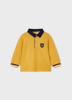 MAYORAL polo marškinėliai ilgomis rankovėmis 3A, corn, 92 cm, 2154-69