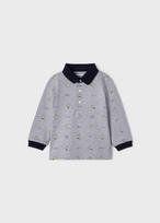 MAYORAL polo marškinėliai ilgomis rankovėmis 3G, steam, 86 cm, 2156-54