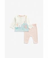 MOTHERCARE marškinėliai ilgomis rankovėmis ir kelnės, BB716