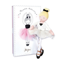 DOUDOU ET COMPAGNIE minkšta lėlytė balerina Anna, 34 cm, JJ6035