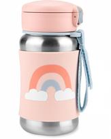 SKIP HOP gertuvė su šiaudeliu SPARK STYLE, 12m+, 350ml, rainbow, 9N778510