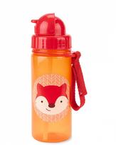 SKIP HOP gertuvė su šiaudeliu ZOO 13-oz, 12m+, 384,5ml, fox, 9N568310