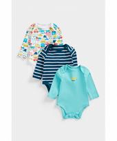 MOTHERCARE smėlinukas ilgomis rankovėmis, 3 vnt., CB260