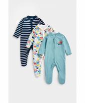 MOTHERCARE šliaužtinukas ilgomis rankovėmis, 3 vnt., CB257