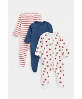 MOTHERCARE šliaužtinukas ilgomis rankovėmis, 3 vnt., CB303