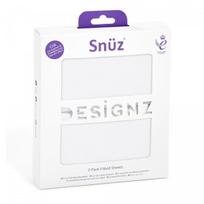 SnuzBedding paklodė su guma, 2 vnt.,, white, BD028BL