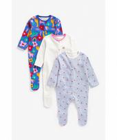 MOTHERCARE šliaužtinukas ilgomis rankovėmis, 3 vnt., BB435