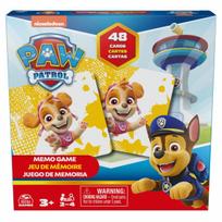 SPINMASTER GAMES atminties žaidimas Paw Patrol, (LT,LV,EE), 48 kortelės, 6066852