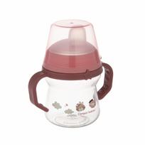 CANPOL BABIES gertuvė su silikoniniu snapeliu, FirstCup BONJOUR PARIS, 6mėn+, 150ml, rožinė, 56/612_pin