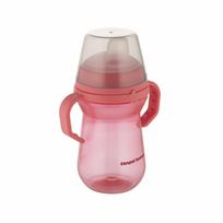 CANPOL BABIES gertuvė su silikoniniu snapeliu, FirstCup, 6mėn+, 250ml, rožinė, 56/615_pin
