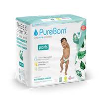 PUREBORN sauskelnės-kelnaitės, Pull ups, 4 dydis, 7-12kg, 44 vnt.