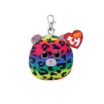 TY Squishy Beanies minkštas pakabukas leopardas DOTTY, TY39568