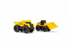 CAT kranas su transporto priemonėmis Little Machines Ground Crew, 83195