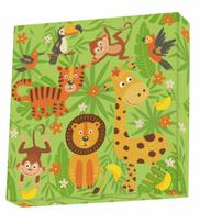 DOTZ BOX kūrybinis rinkinys piešimas deimantais jungle 28x28cm, 11NDBX027