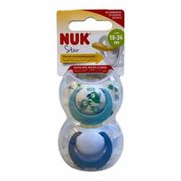 NUK latekso čiulptukas, STAR, 18-36m, 2 pcs., SU64