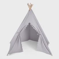 LITTLE GREEN SHEEP žaidimų palapinė TEEPEE, grey , AC003B