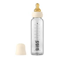 BIBS stiklinis buteliukas, 240 ml, Ivory