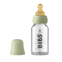 BIBS stiklinis buteliukas, 120 ml, Sage