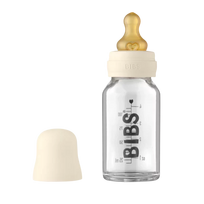 BIBS stiklinis buteliukas, 120 ml, Ivory