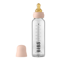 BIBS stiklinis buteliukas, 240 ml, Blush