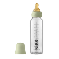 BIBS stiklinis buteliukas, 240 ml, Sage
