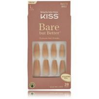 Kiss Bare But Better Nails Nude Drama priklijuojami dirbtiniai nagai - 28 vnt.