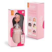 SWEET SISTERS lėlė Tina su blizgančia suknele 32cm, SS05-05