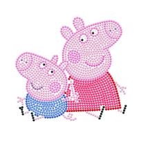 DIAMOND DOTS kūrybinis rinkinys piešimas deimantais Peppa Pig, DTZ10.010