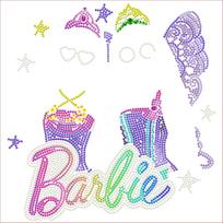 DIAMOND DOTS kūrybinis rinkinys piešimas deimantais Barbie Fantasy, 2779 deimantai, DBX.093