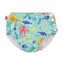HUGGIES daugkartinio naudojimo maudymosi kelnaitės, dydis 5-6, 13 kg+, Under the Sea, 2919482