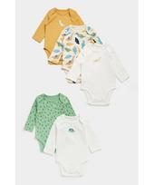 MOTHERCARE smėlinukas ilgomis rankovėmis 5 vnt., FC045