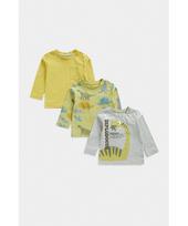 MOTHERCARE marškinėliai ilgomis rankovėmis 3 vnt., FC545