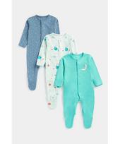 MOTHERCARE šliaužtinukas ilgomis rankovėmis 3 vnt., FC035